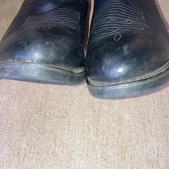 DURANGO Mens Black Oil Resistant Leather Western 11” Boots Size 11EE - Picture 6 of 12